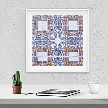 WINTER ROSE / M2 (50x50cm), bez ramki