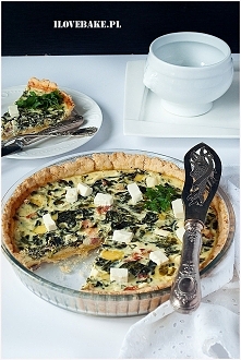 Tarta ze szpinakiem i fetą