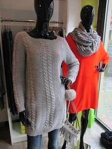 Szaro - pomarańczowo w Stylownia Butik :)