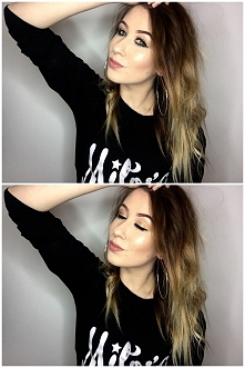 Mocniejszy makijaż  w złocie i wyrazista kreska 