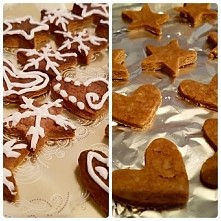 moje dzisiejsze pierniczki ❄