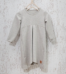 Sukienka Basic - szara