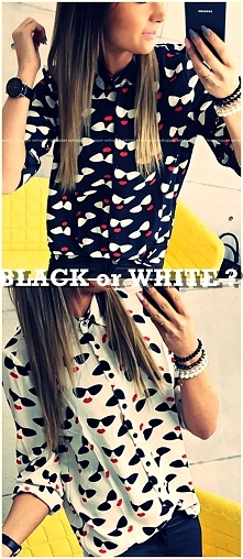 Wasza ulubiona LIPSY MGIEŁKA tym razem w troszkę innej blogerskiej odsłonie, którą wybieracie?
BLACK ? WHITE ?