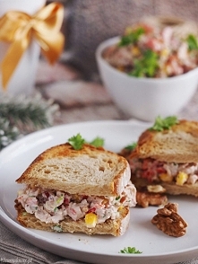 Sałatka z pieczonym kurczakiem i KONKURS! / Roasted chicken salad