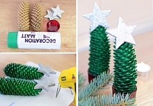 Co powiecie na miniaturową choinkę z szyszek? Instrukcja na naszym blogu :)