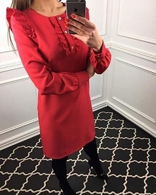 Sukienka z falbankami, hit sezonu
Link do sklepu po kliknięciu w zdjęcie