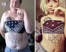 Ojciec z córką w sieci