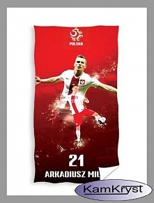 I jeszcze jedna propozycja dla fanów Arka Milika - bawełniany ręcznik kąpielowy w rozmiarze 70x140