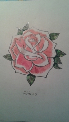 Róża - mój tatuaż :)