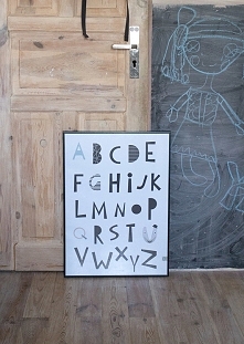 Plakat ALFABET 50x70cm