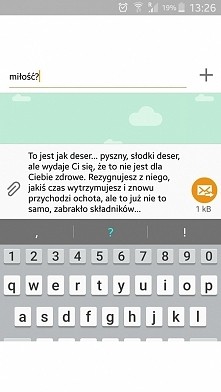 A na deser poproszę odrobinę miłości...