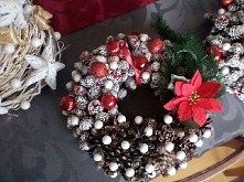 wianki bożonarodzeniowe własnoręcznie wykonane.