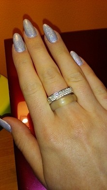 Nowa zdobycz, pierścionek Swarovski <3