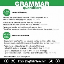 a few/few a little/little