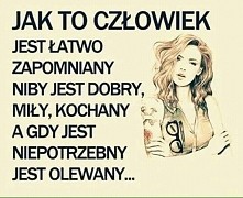 Jak to człowiek jest łatwo zapomniany...