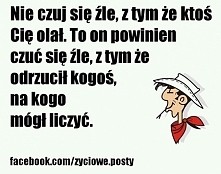 Nie czuj się źle z tym, że ktoś Cię olał...
