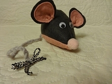 Szara myszka, idealna zabaw...