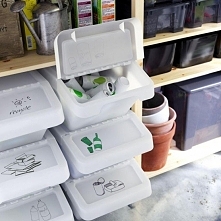 Wyjątkowo estetyczny kącik do segregowania śmieci!