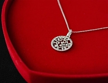 Drzewko życia z białego złota na pierwszą komunię