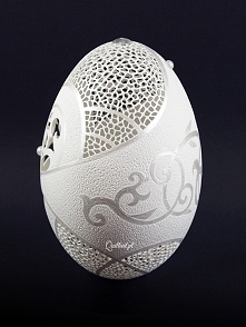 pisanka, ażurowe pisanki, rzeźbiona wydmuszka, gęsie jajo, Wielkanoc, Sylwia Krasoń-Nowińska, Lublin