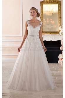 Stella York Romantic Ball Gown With Keyhole Back Wedding Dress Style 6349