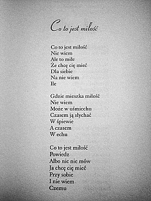 CO TO JEST MIŁOŚĆ
