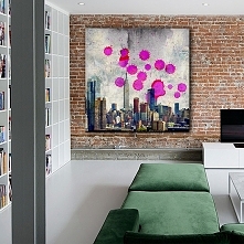 Obraz na płótnie Nowy Jork 100 x 100