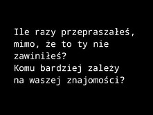 i dlatego się właśnie skończyło ...