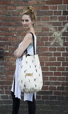 Plecak/torba Lecą żurawie