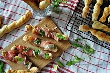 paluchy chlebowe, grissini