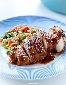FILETY Z KURCZAKA W SOSIE TERIYAKI