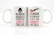 Komplet kubków dla dziadków do zamówienia na nadruko.pl