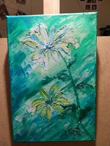 mój pierwszy farbami olejnymi więc wiem ze nie jest dobry ... ale próbuje ;)