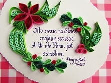 początki zabaw z quillingie...