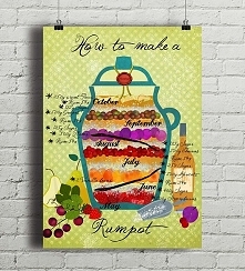 Rumpot - plakat kuchenny art giclee A2