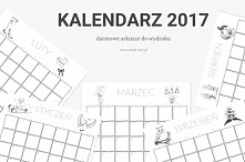 Kalendarze na rok 2017 do pobrania i wydrukowania – polskie wersje.
