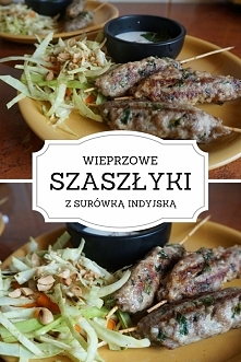 Przepis na szaszłyki wieprzowe z sałatką indyjską
Pyszny orientalny obiad :)