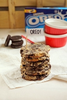 Ciasteczka sernikowe z oreo – Oreo cheesecake cookies.
