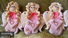 Walentynkowe Aniołki z masy solnej