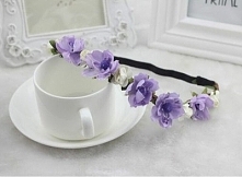 OPASKA WIANEK Z KWIATÓW FIOLETOWYCH