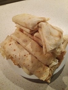 Życzenie dzieci dla mnie rozkazem-naleśniki....