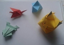 proste figurki z papieru