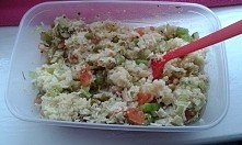 sałatka z kaszy jaglanej :))