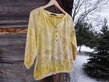 Piękny żółty odcień. 100% naturalnie farbowane.