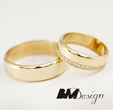 Obrączki ślubne z kamieniam...