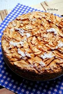 Najlepsze, owsiane ciasto z jabłkami bez tłuszczu. Przepis po kliknięciu w zdjęcie.