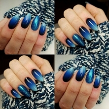 Cudowne ombre! ♥ 
Black Poison, Bella Armata, Ultramarina & Paradise Beach