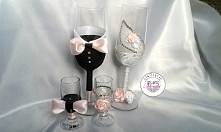 Zestaw kieliszków ślubnych ...