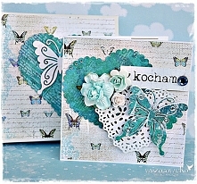 Bogato zdobiona kartka w pudełku - powiedź kocham bez słów ;)