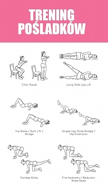 Trening pośladków w domu.